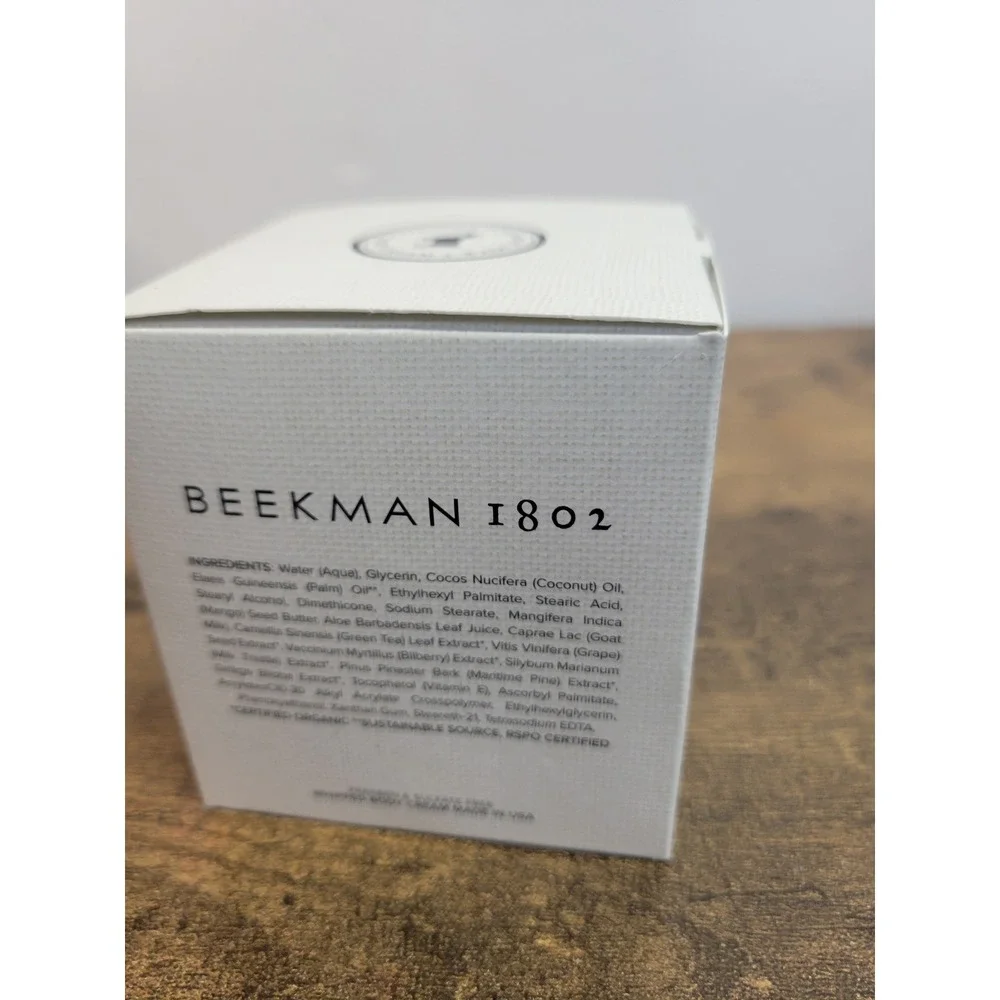 Beekman 1802 Pure Goat Milk Whipped‎ Body Cream 8 oz Fragrance Free New